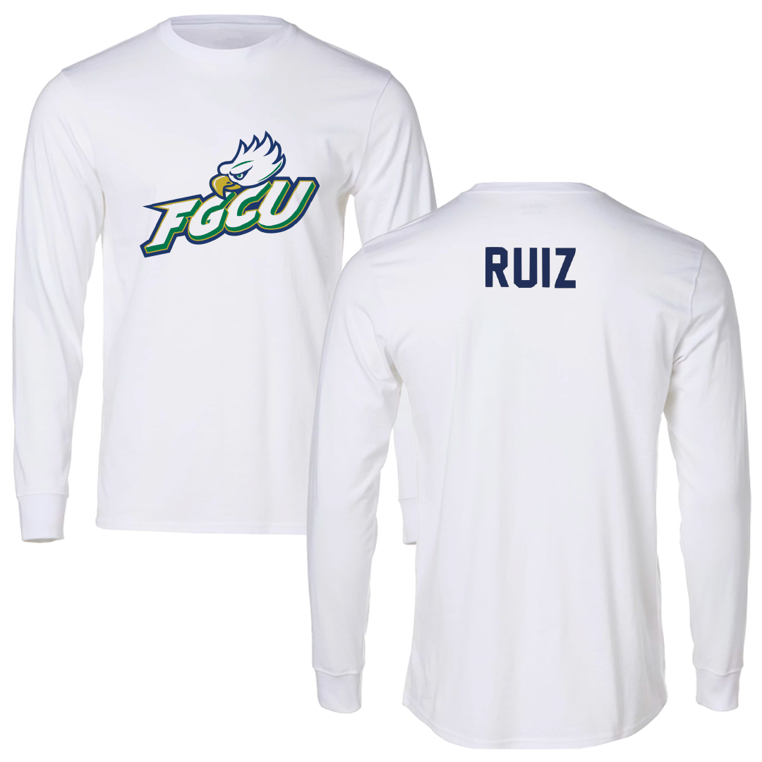 Florida Gulf Coast University Golf White Long Sleeve - Sacha Ruiz