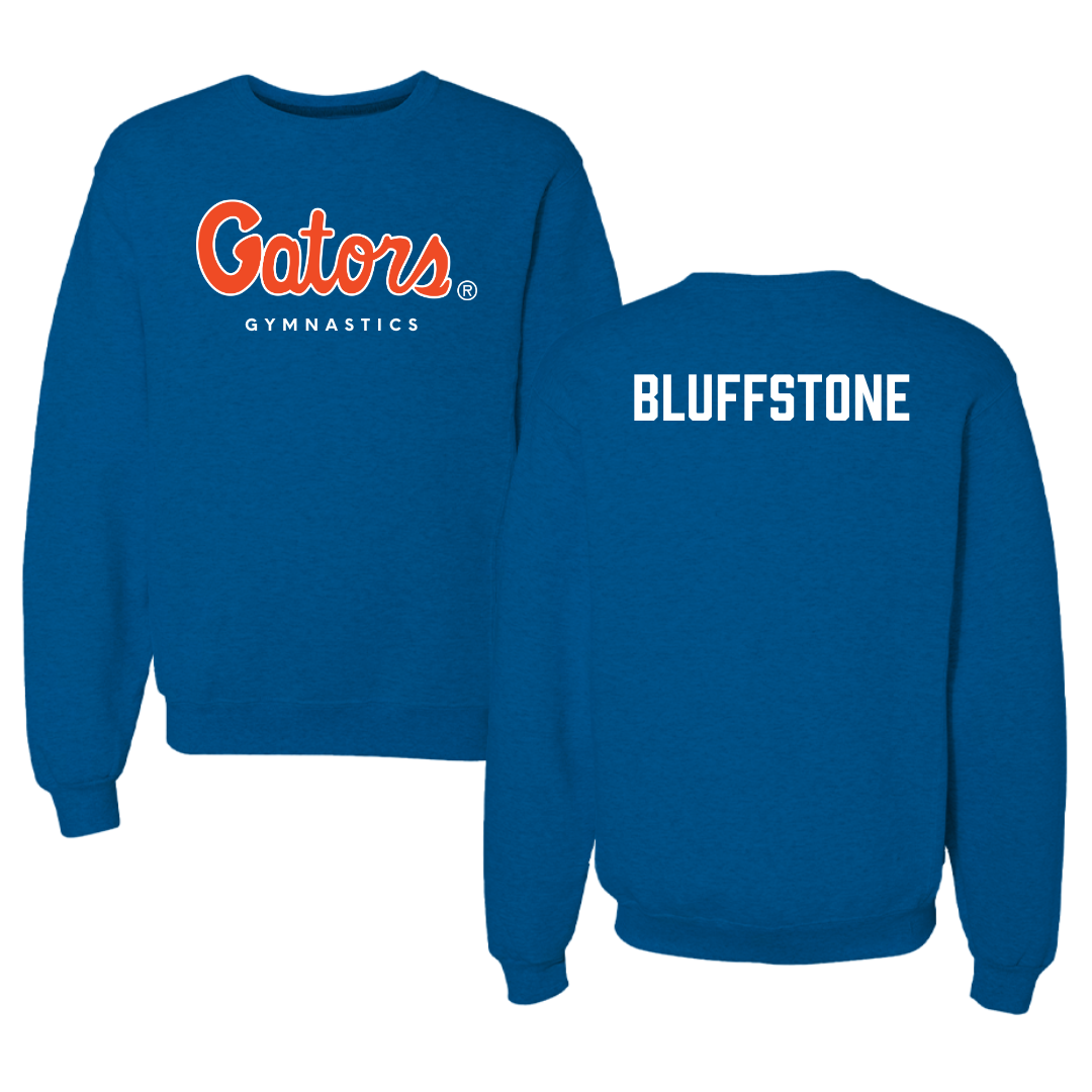 University of Florida Gymnastics Royal Blue Crewneck - Kaylee Bluffstone