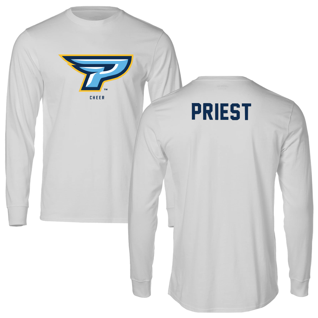 Point University Cheer Light Gray Performance Long Sleeve - Emma Priest