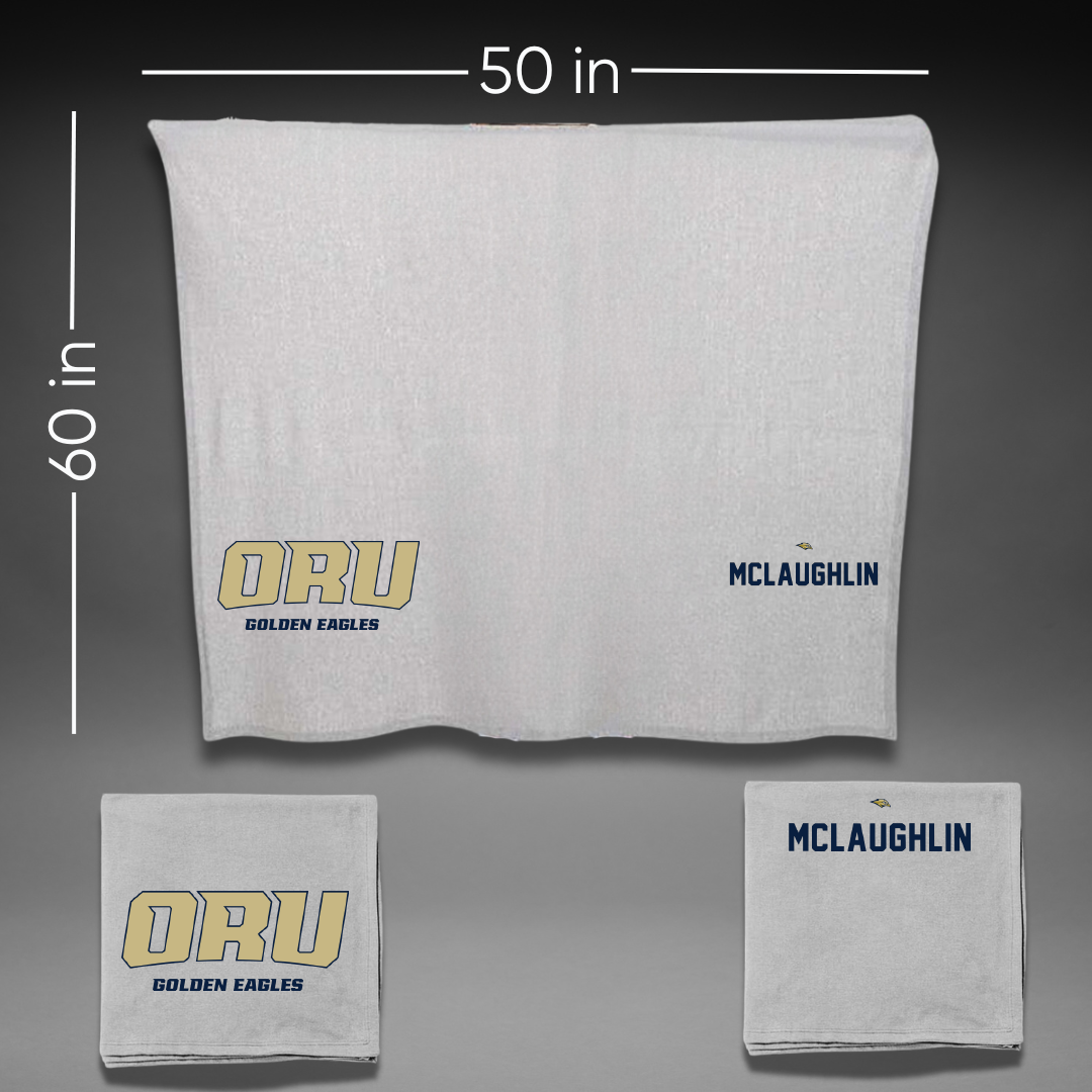 Oral Roberts University TF and XC Gray Blanket - John McLaughlin