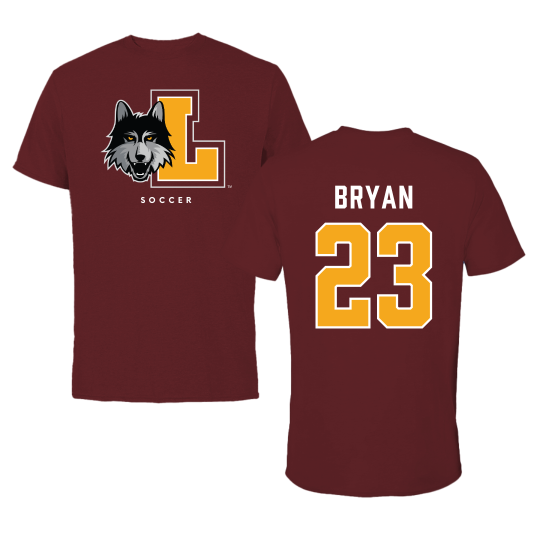 Loyola University-Chicago Soccer Maroon Mascot Performance Tee - #23 Ava Bryan