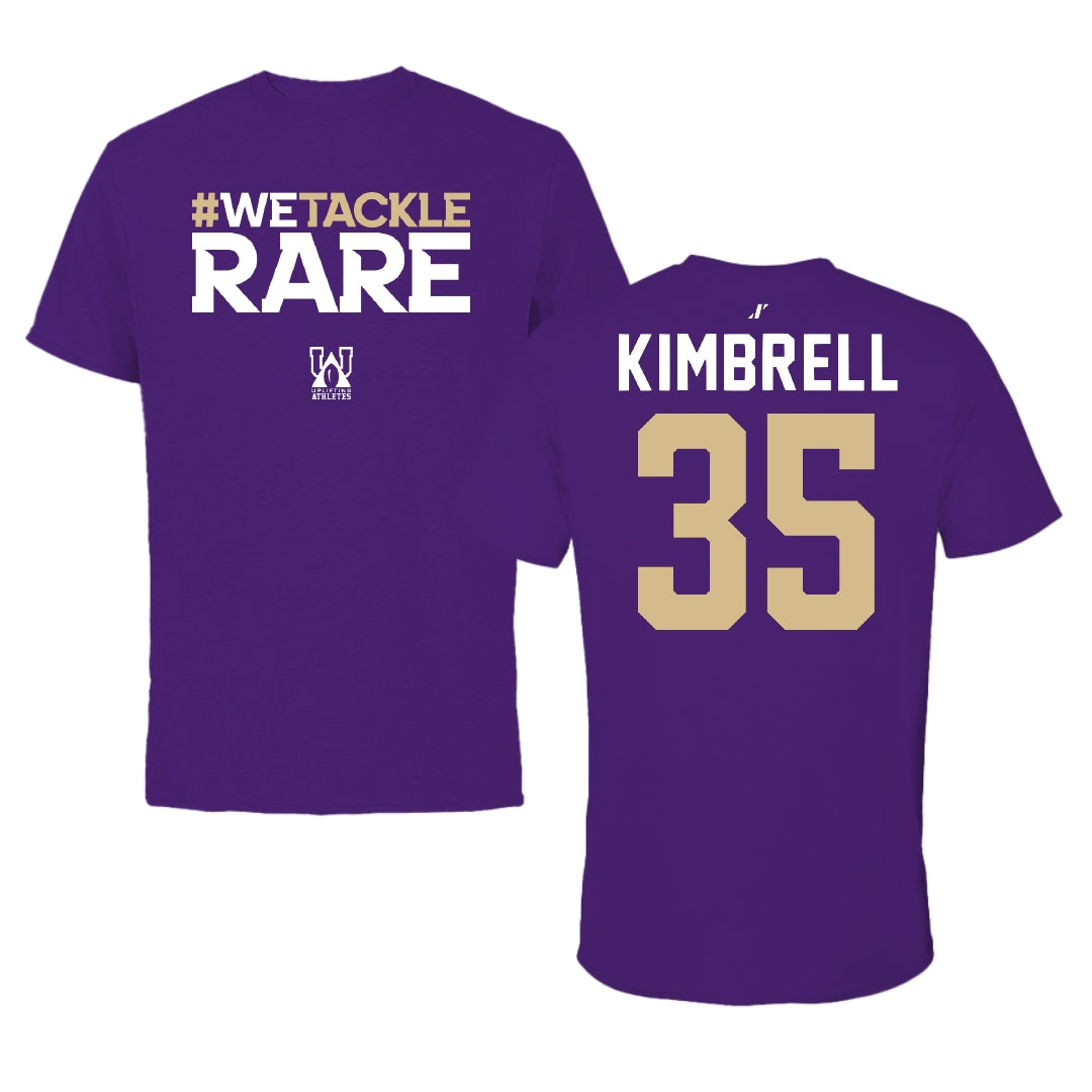 Western Carolina University Baseball Purple Uplifting Athletes Tee - #35 Bryant Kimbrell
