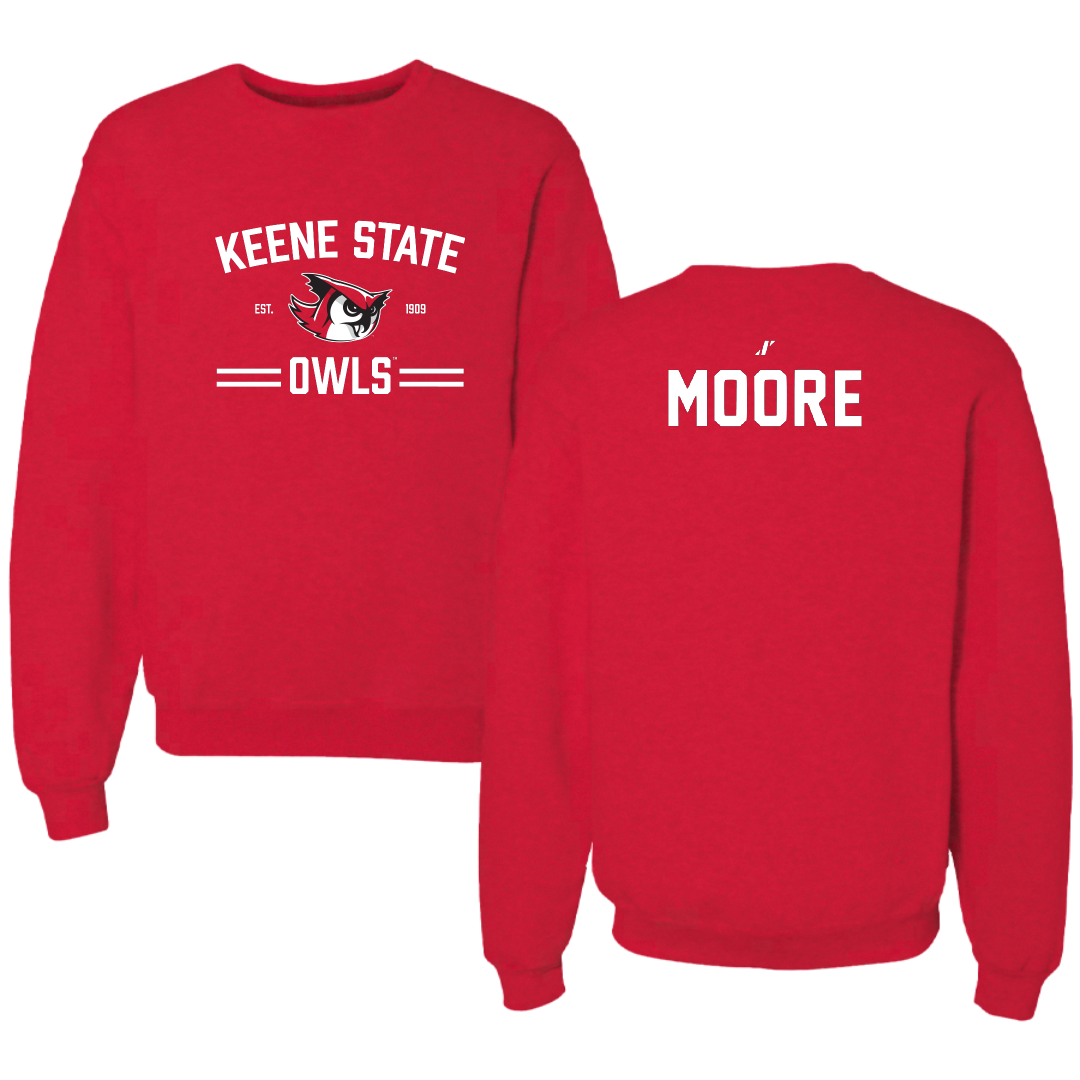 Keene State College Cheer Red General Crewneck - Hailey Moore