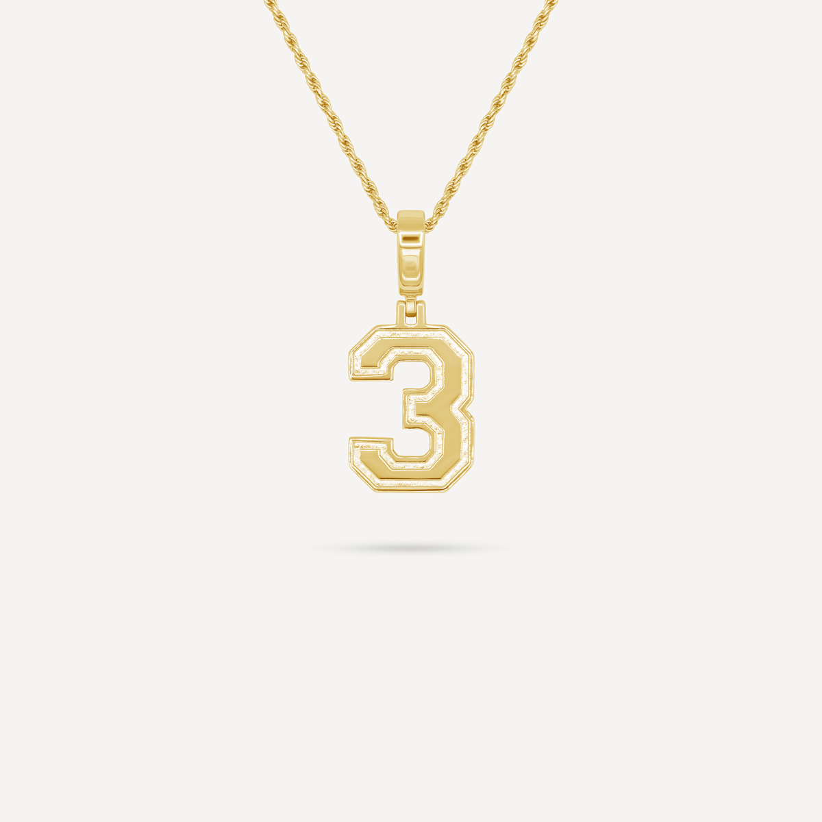 Gold Presidents Pendant and Chain - #3 Mel Reeves