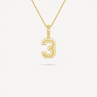 Gold Presidents Pendant and Chain - #3 Mel Reeves