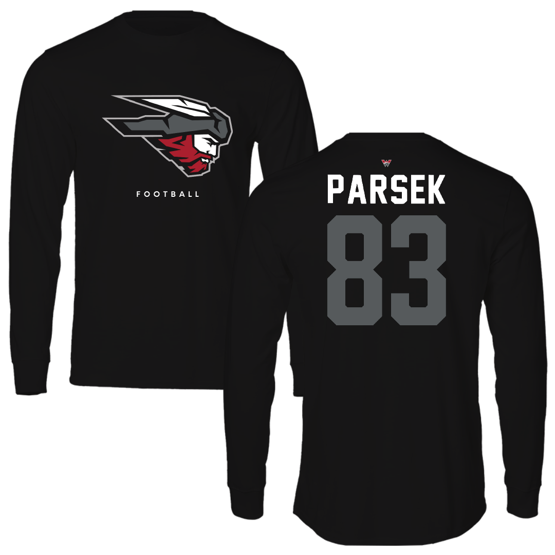 Western Colorado University Football Black Long Sleeve - #83 Daniel Parsek