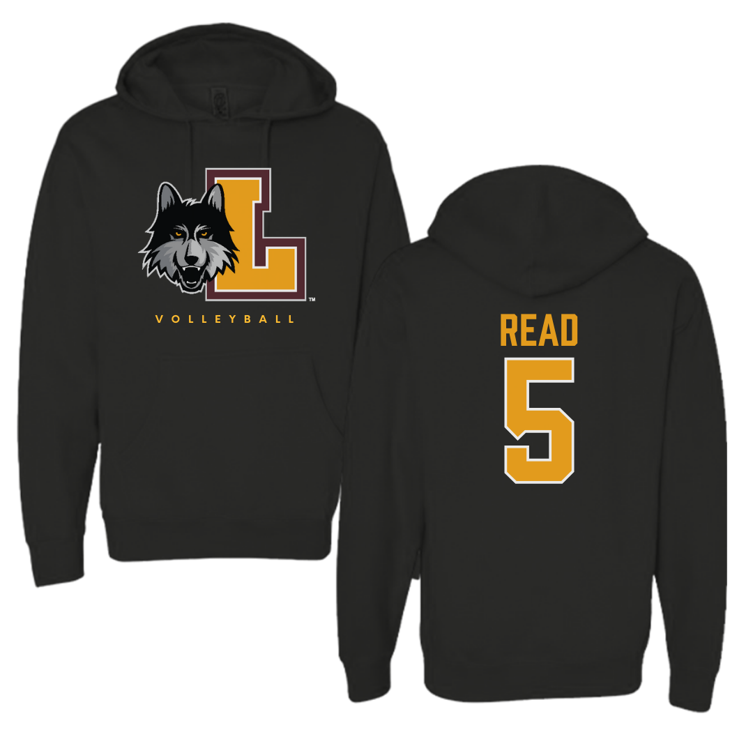 Loyola University-Chicago Volleyball Black Hoodie - #5 Jake Read