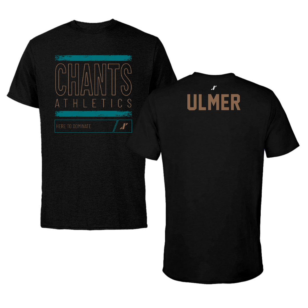 Coastal Carolina University TF and XC Black Dominate Performance Tee - Kayla Ulmer
