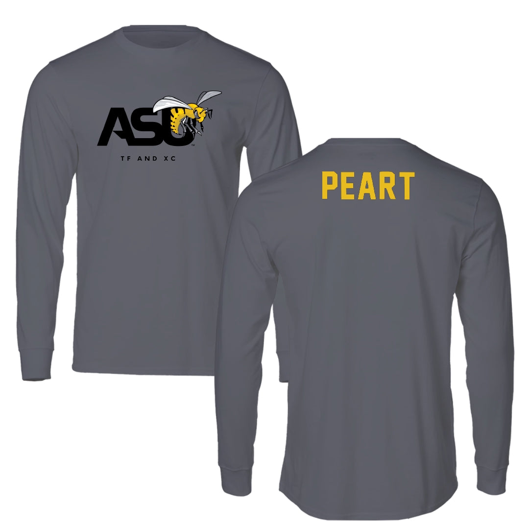 Alabama State University TF and XC Dark Gray Long Sleeve - Shawna-kay Peart