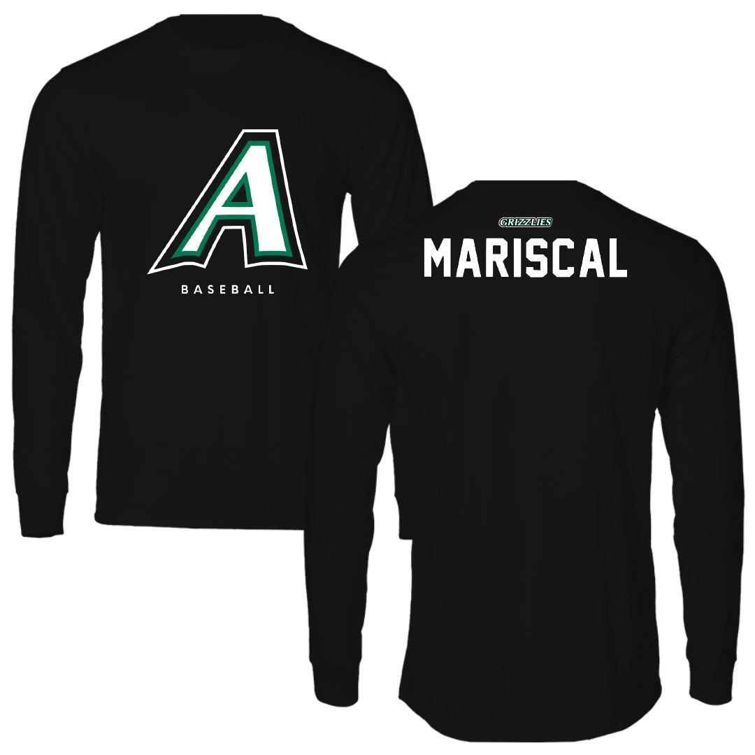 Adams State University Baseball Black Block Long Sleeve - Luke Mariscal