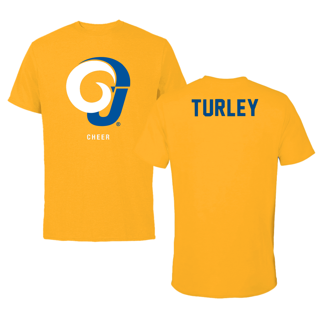 Angelo State University Cheer Gold Performance Tee - Madison Turley