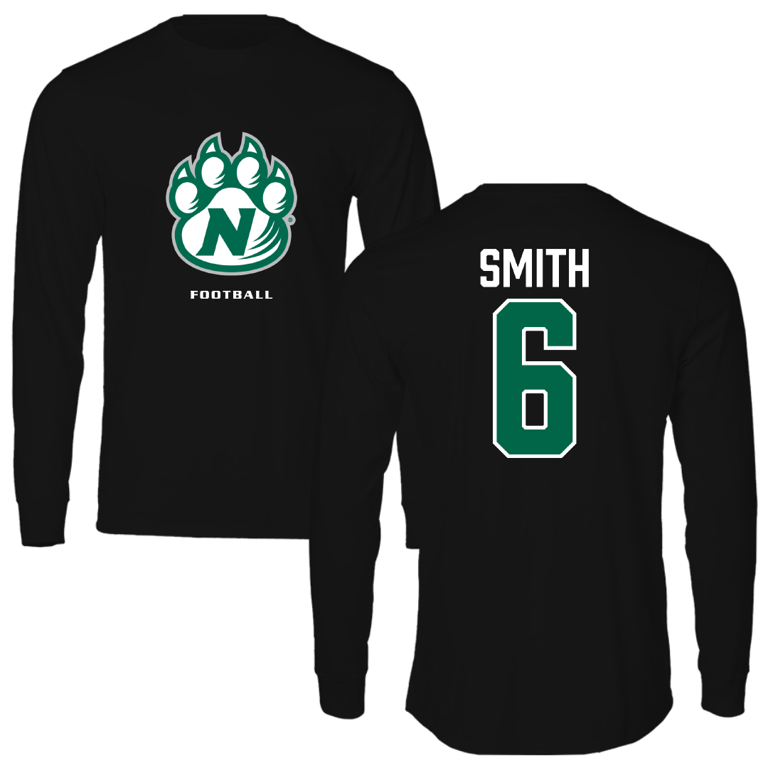 Northwest Missouri State University Football Black Long Sleeve - #6 Cahleel Smith