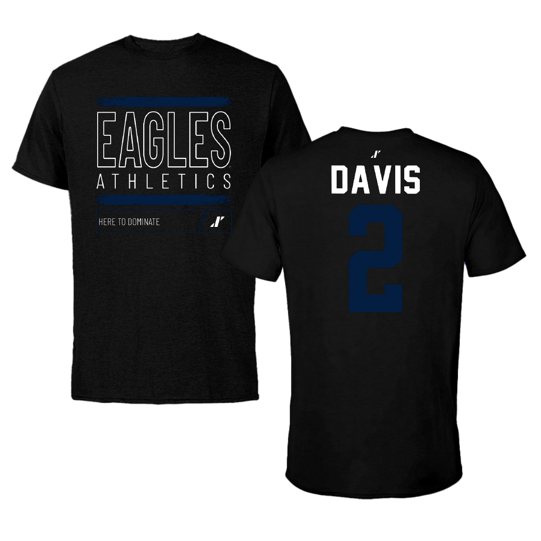 Georgia Southern University Softball Black Dominate Tee - #2 Emma Davis