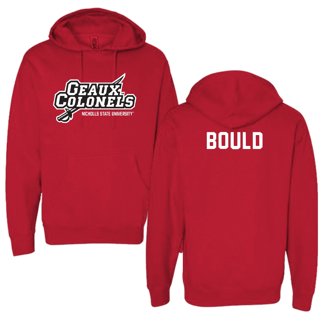 Nicholls State University Golf Red General Hoodie - James Bould