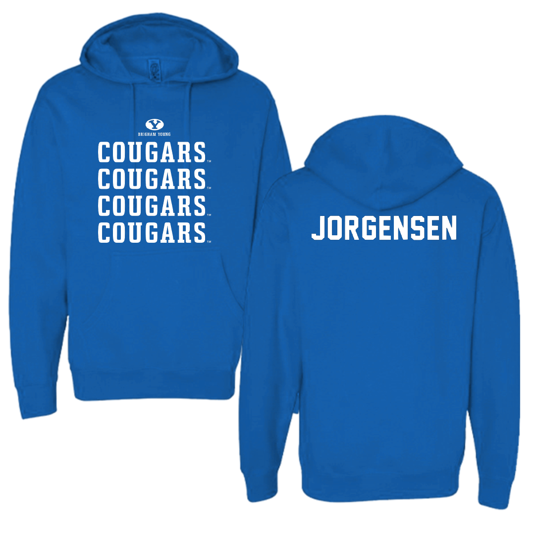 Brigham Young University Gymnastics Blue General Hoodie - Ava Jorgensen