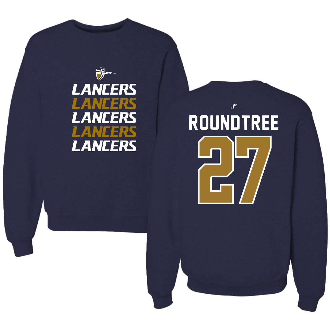 California Baptist University Softball Navy General Crewneck - #27 Gabbie Roundtree