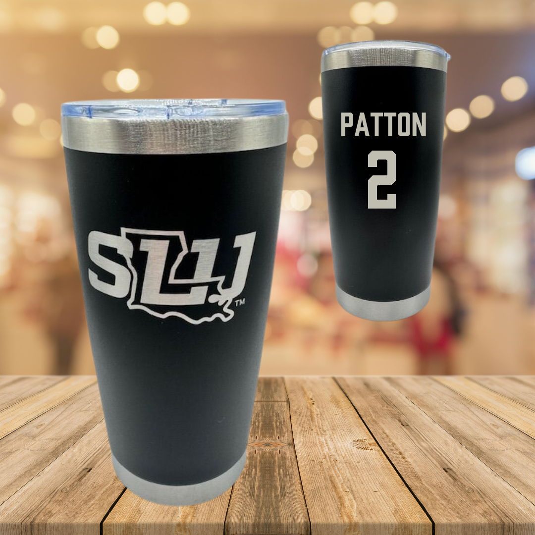 Southeastern Louisiana University Basketball Black Stainless Steel Tumbler - #2 Arianna Patton