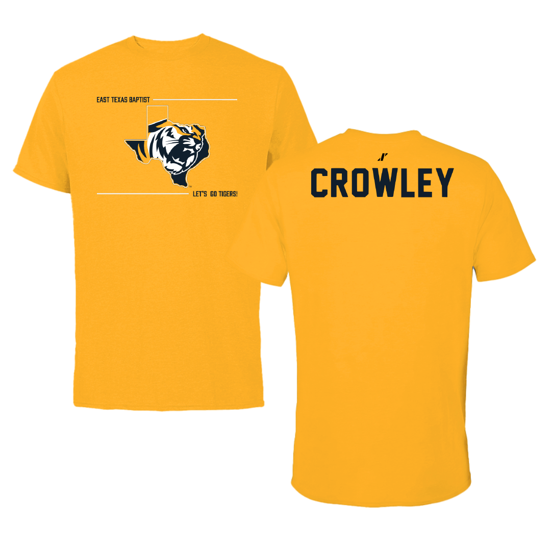 East Texas Baptist University Cheer Gold General Performance Tee - Kara Crowley