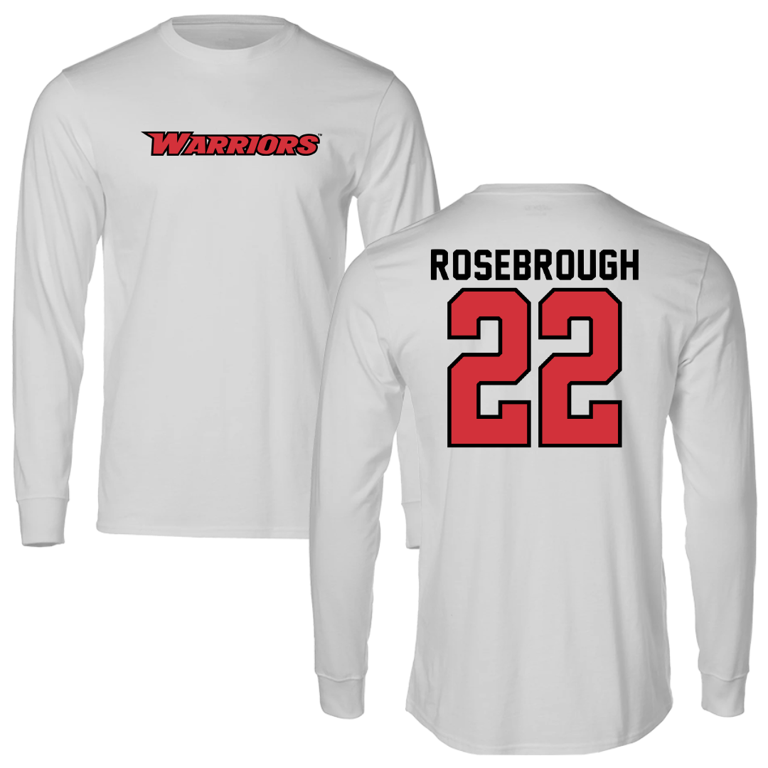 Stanislaus State Softball Light Gray Warriors Performance Long Sleeve - #22 Madison Rosebrough