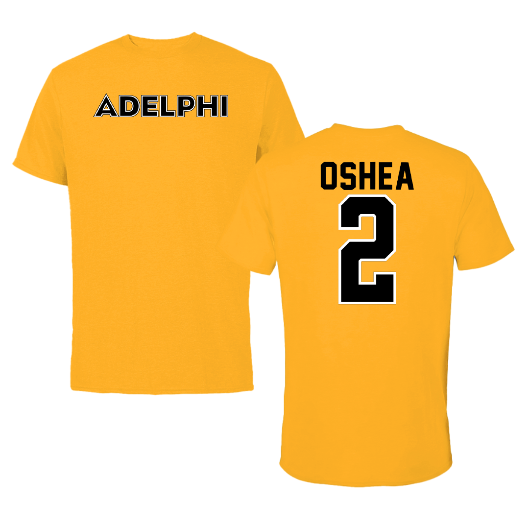 Adelphi University Lacrosse Gold Performance Tee - #2 Nick OShea
