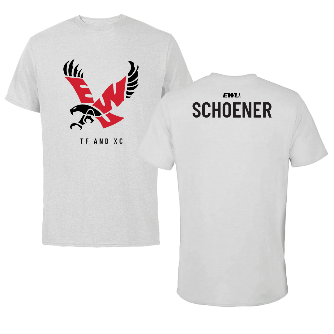 Eastern Washington University TF and XC Light Gray Tee - Saira Schoener