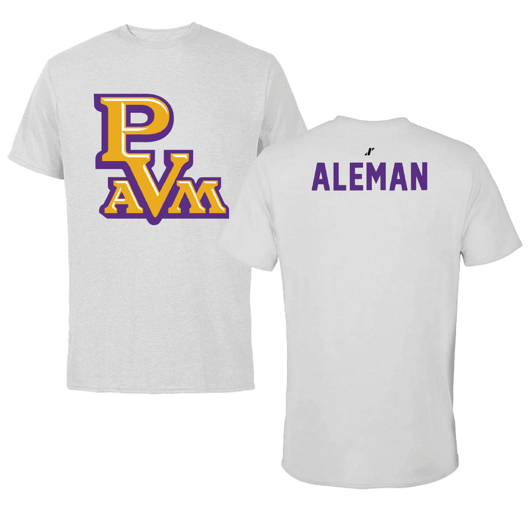 Prairie View A&M University Golf Light Gray Tee - Ethan Aleman