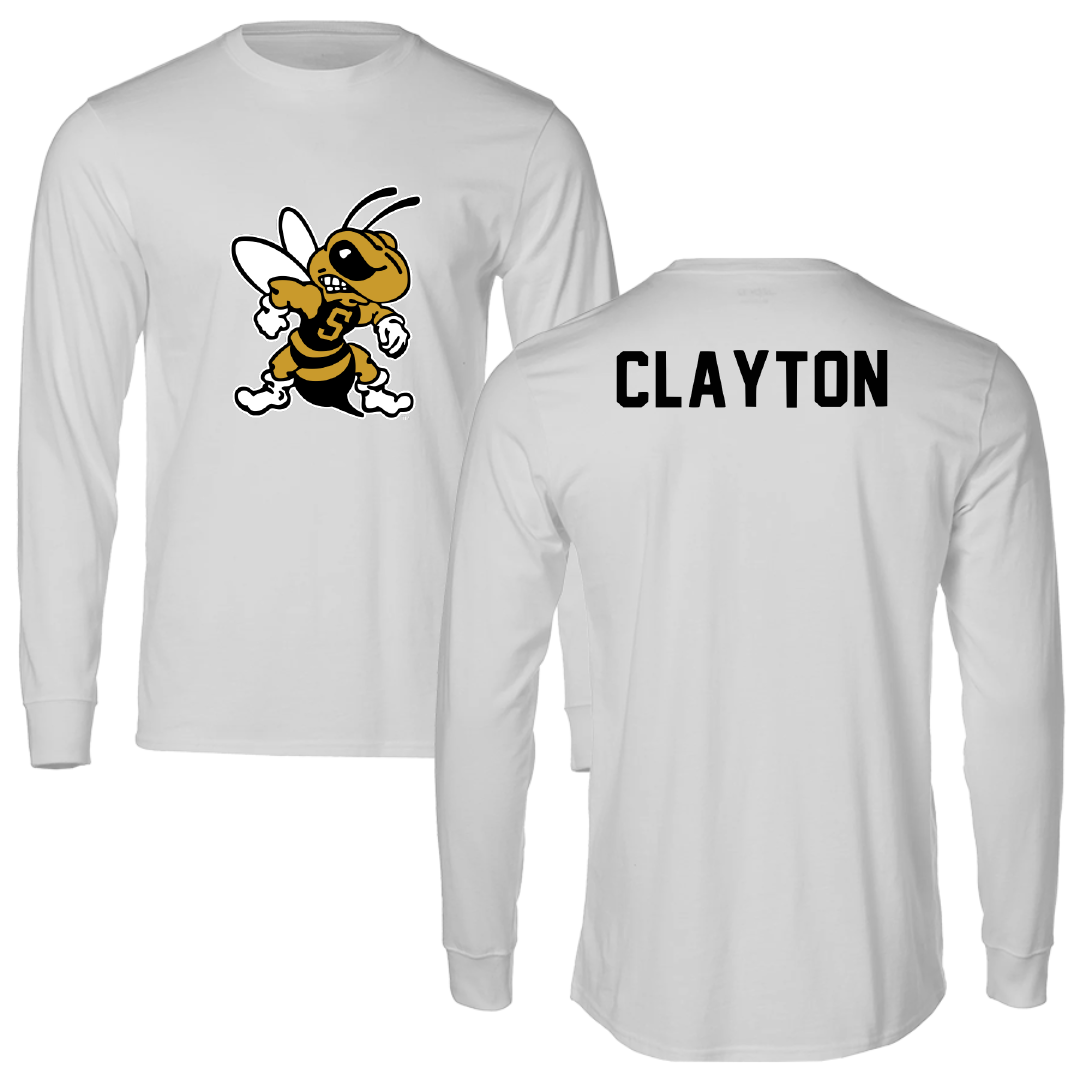 West Virginia State University TF and XC Light Gray Performance Long Sleeve - Jaylin Clayton