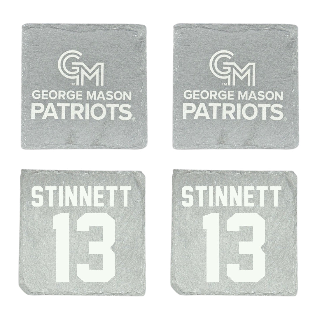 George Mason University Softball Stone Coaster (4 Pack)  - #13 Kaylee Stinnett