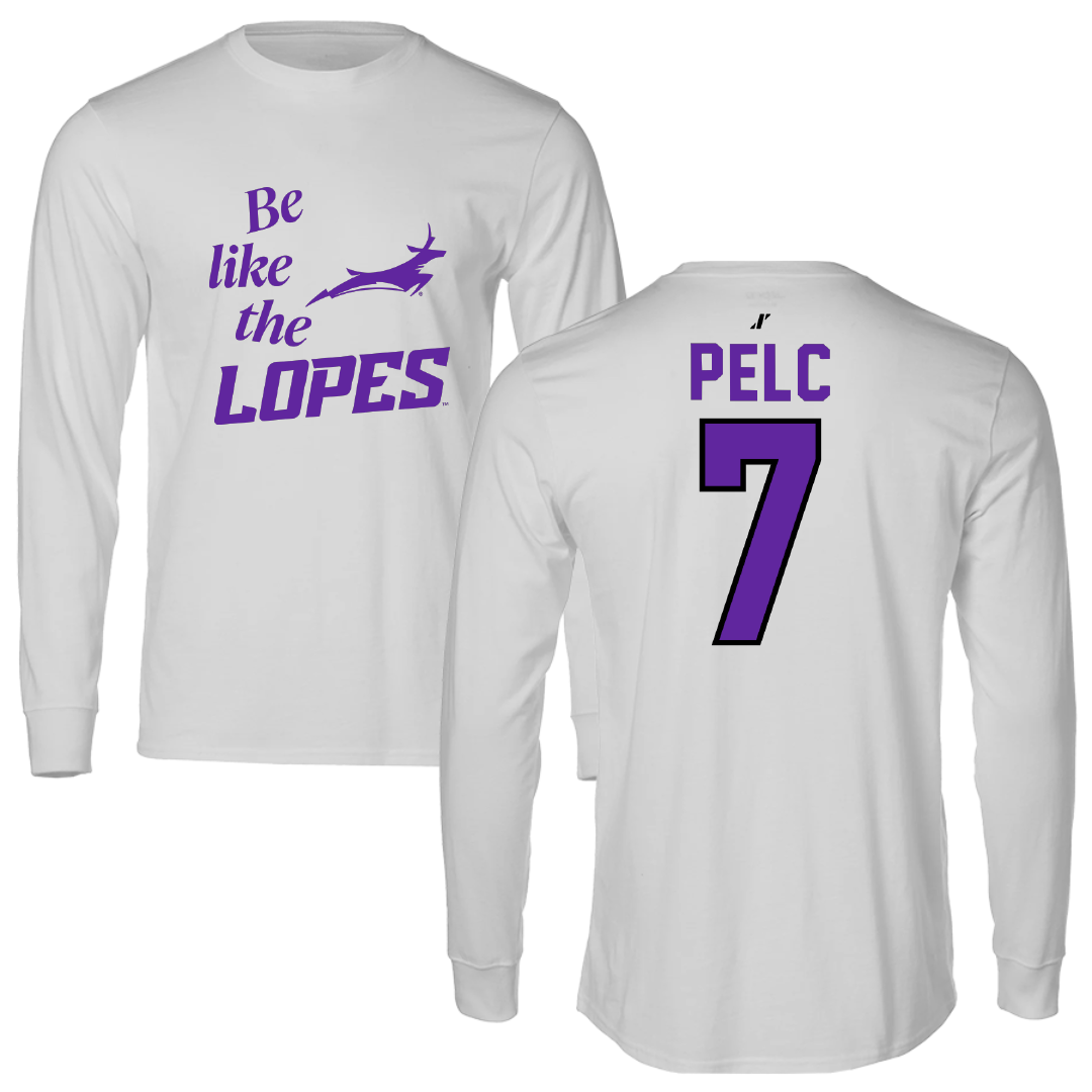 Grand Canyon University Baseball Light Gray Be Like Us Long Sleeve - #7 Eddy Pelc