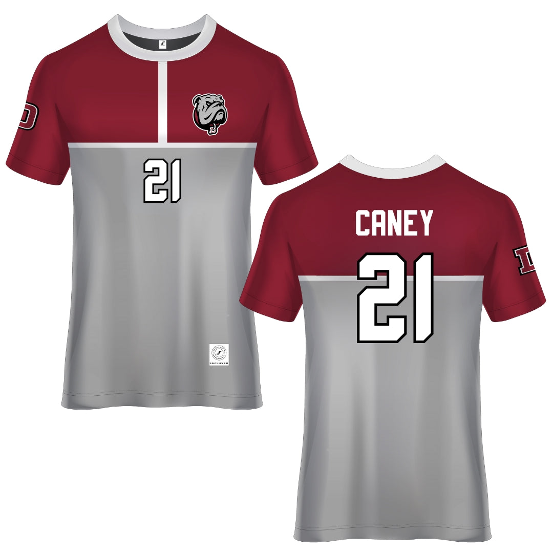 Dean College Maroon Soccer Jersey - #21 Alyssa Caney