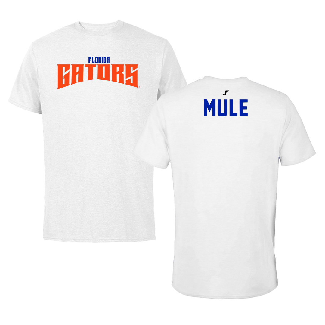 University of Florida TF and XC White Classic Tee - Matt Mule