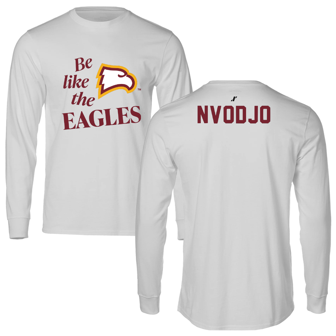 Winthrop University TF and XC Light Gray Be Like Us Long Sleeve - Shadrach Nvodjo