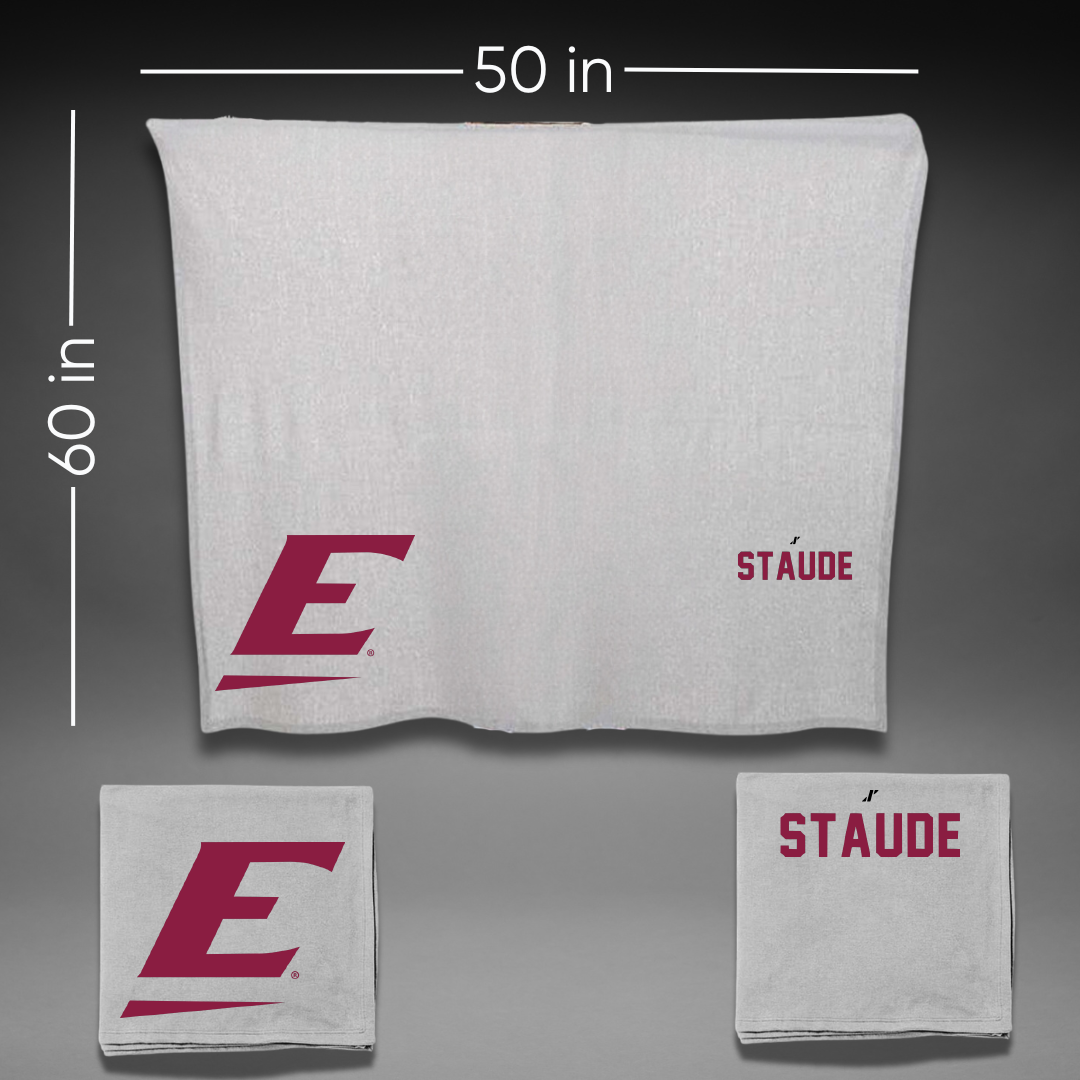 Eastern Kentucky University TF and XC Gray Blanket - Griffin Staude