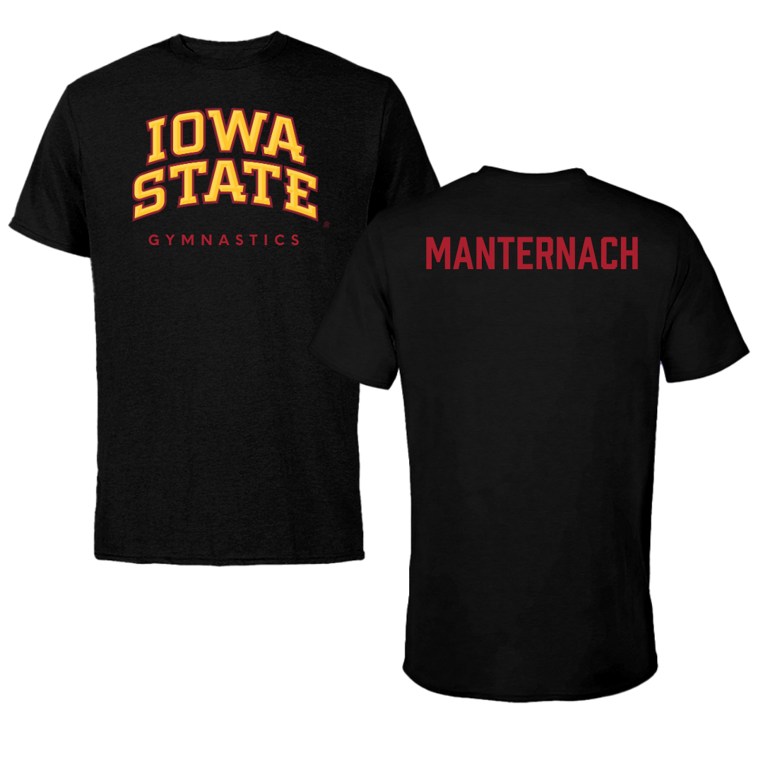 Iowa State University Gymnastics Black Tee - Madelyn Manternach