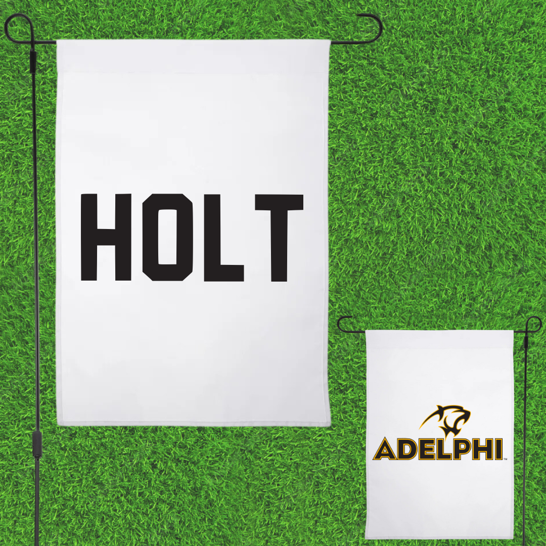 Adelphi University Dance White Garden Flag - Lauren Holt