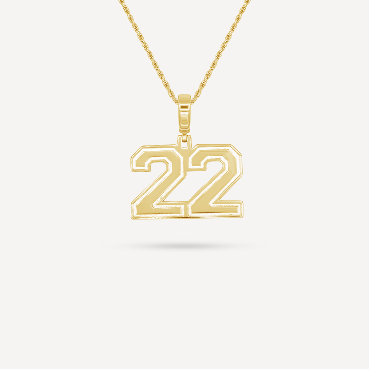 Gold Presidents Pendant and Chain - #22 Alecia Doyle