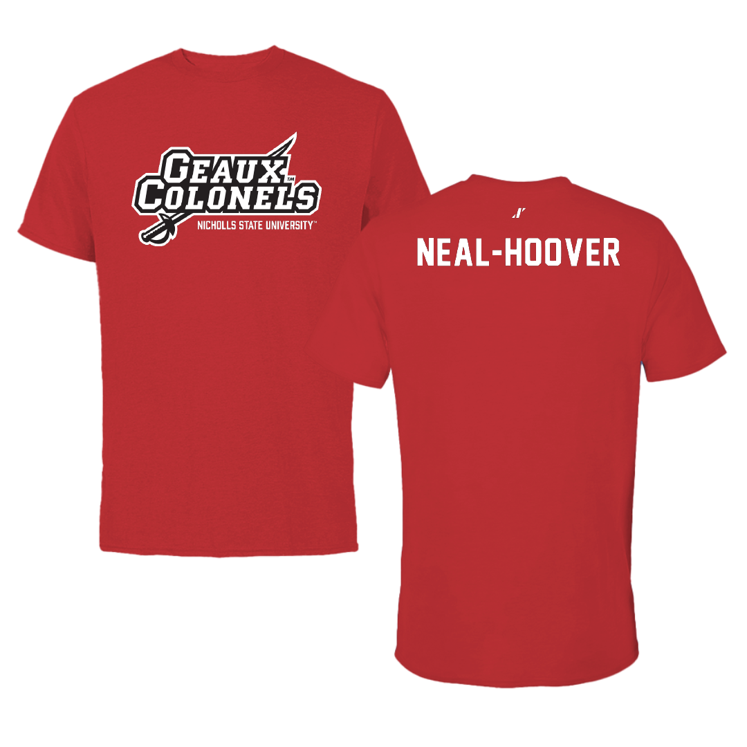 Nicholls State University TF and XC Red General Tee - Cherie Neal-Hoover