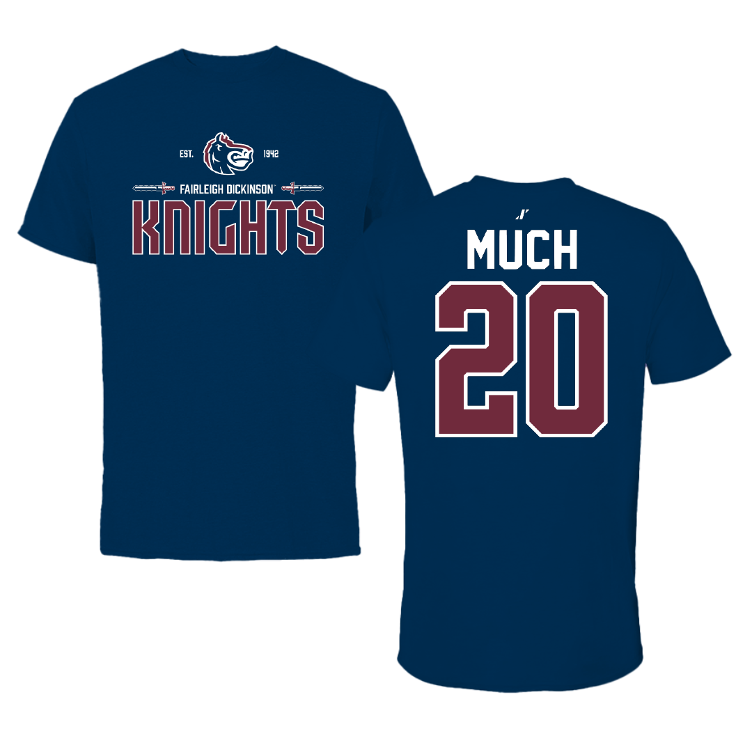 Fairleigh Dickinson University-Metropolitan Campus Volleyball Navy General Tee - #20 Jessica Much