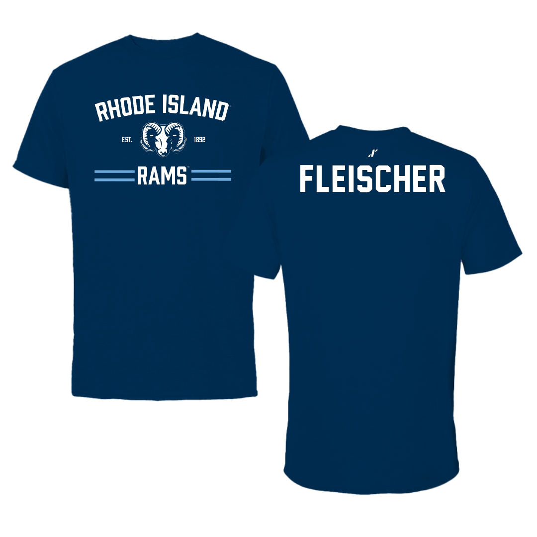 University of Rhode Island TF and XC Navy General Performance Tee - Owen Fleischer