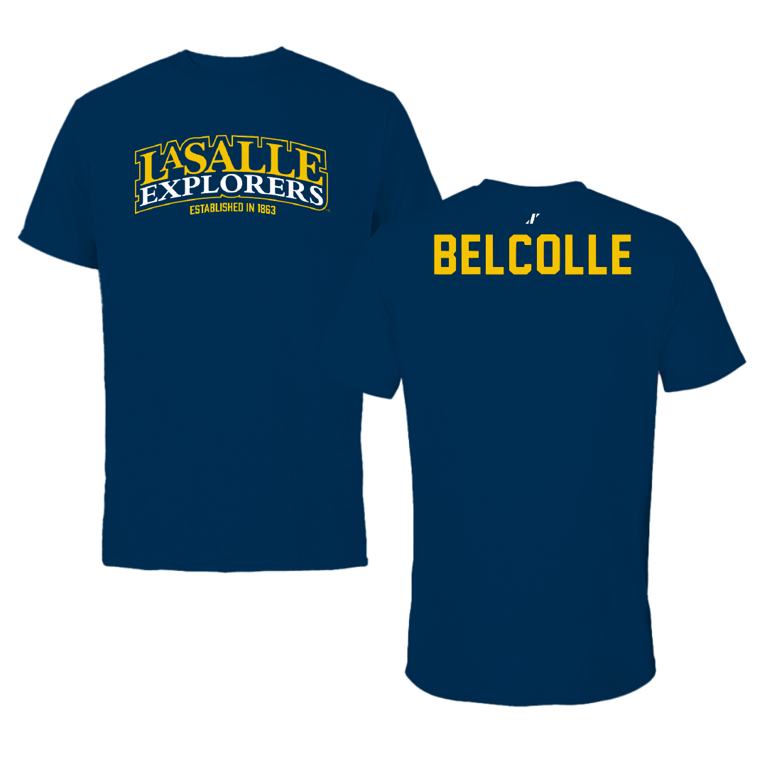 La Salle University Baseball Navy General Tee - Ryan Belcolle