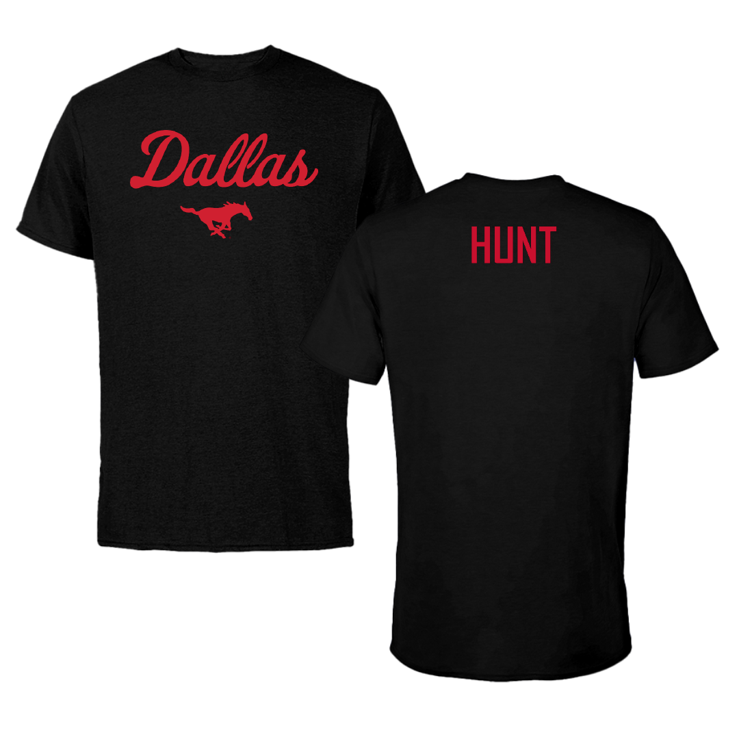 Southern Methodist University Cheer Black Dallas Performance Tee - Ava Hunt