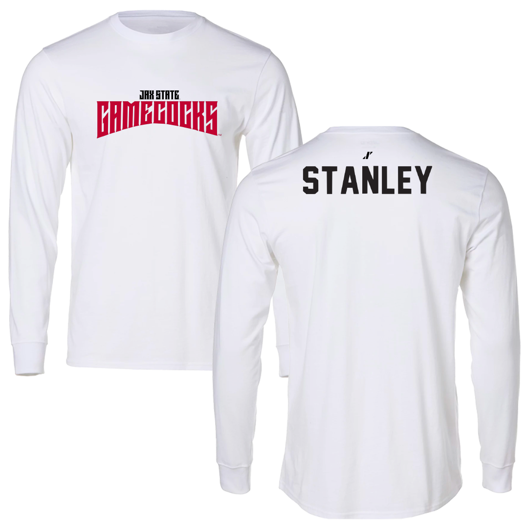 Jacksonville State University TF and XC White Classics Performance Long Sleeve - Kayley Stanley