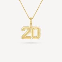 Gold Presidents Pendant and Chain - #20 Trey Ludy