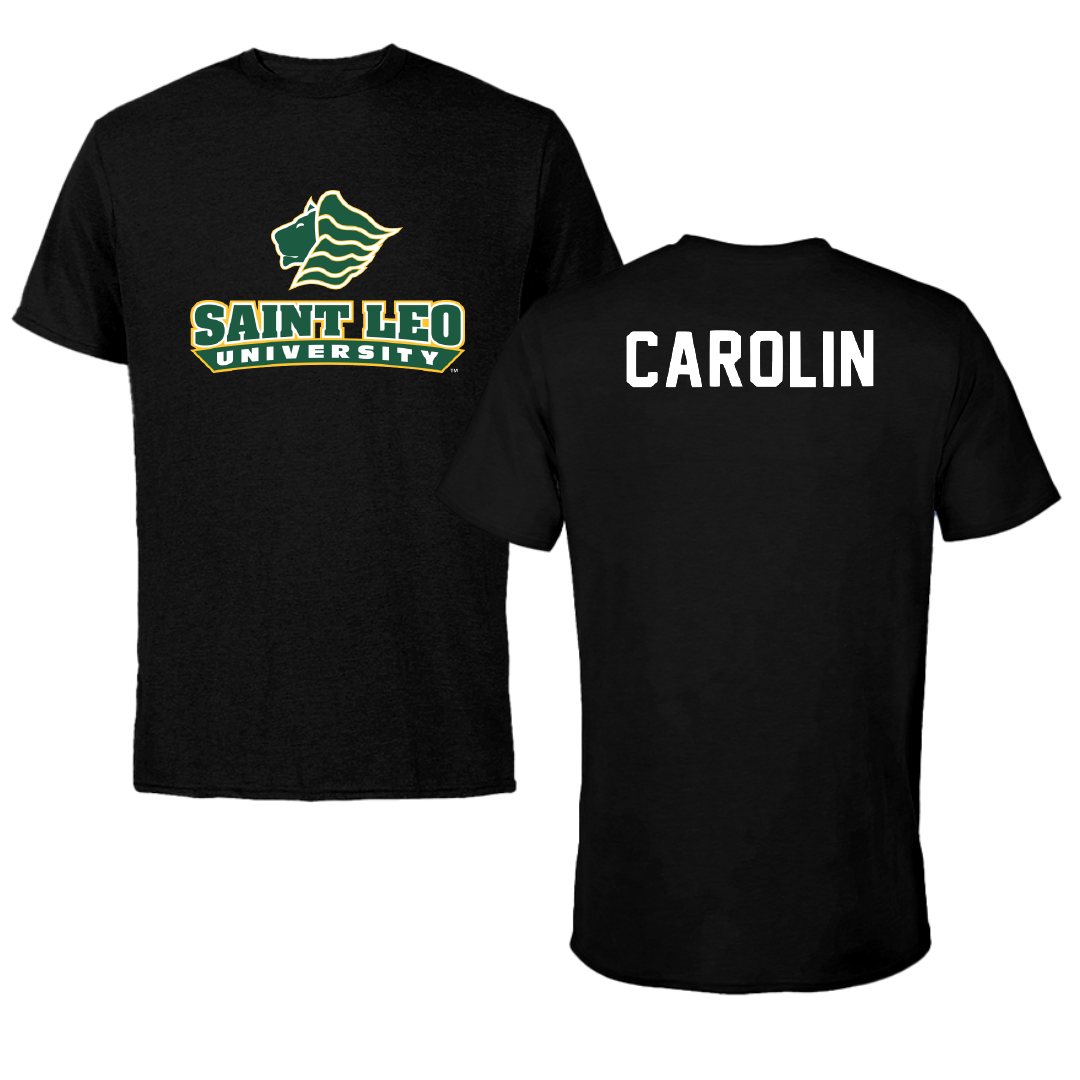Saint Leo University Lacrosse Black Tee - Alex Carolin