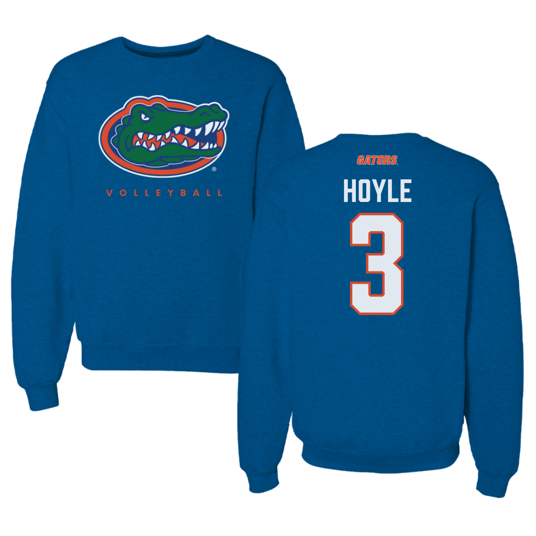 University of Florida Volleyball Blue Mascot Crewneck - #3 Emerson Hoyle