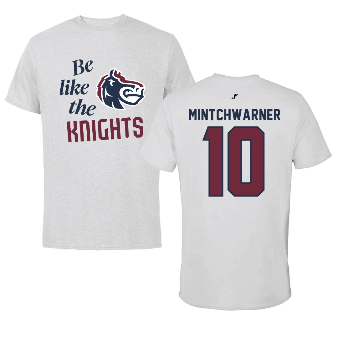 Fairleigh Dickinson University-Metropolitan Campus Lacrosse Light Gray Be Like Us Performance Tee - #10 Lane Mintchwarner