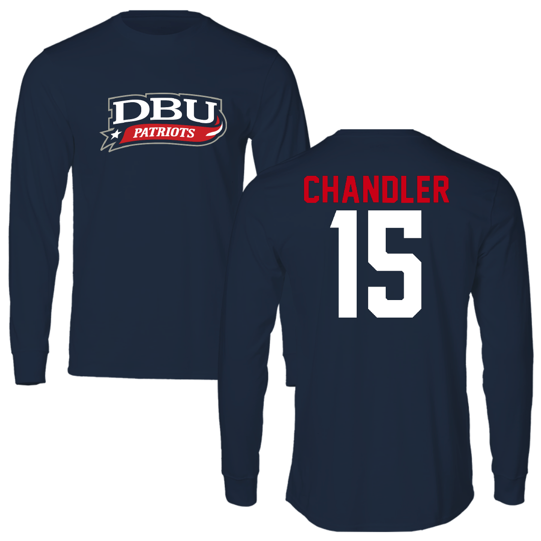 Dallas Baptist University STUNT Navy Long Sleeve - #15 Castle Chandler
