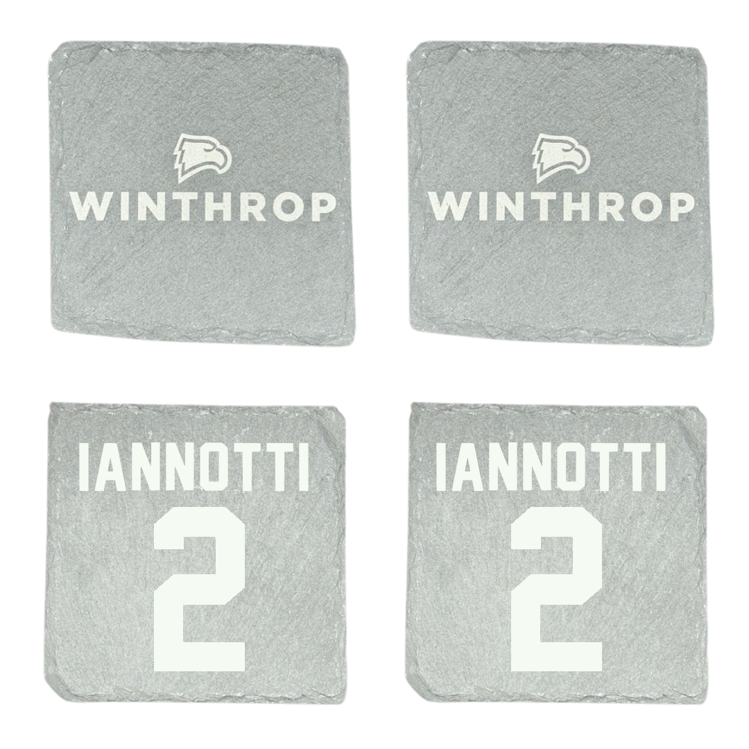 Winthrop University Lacrosse Stone Coaster (4 Pack)  - #2 Tori Iannotti