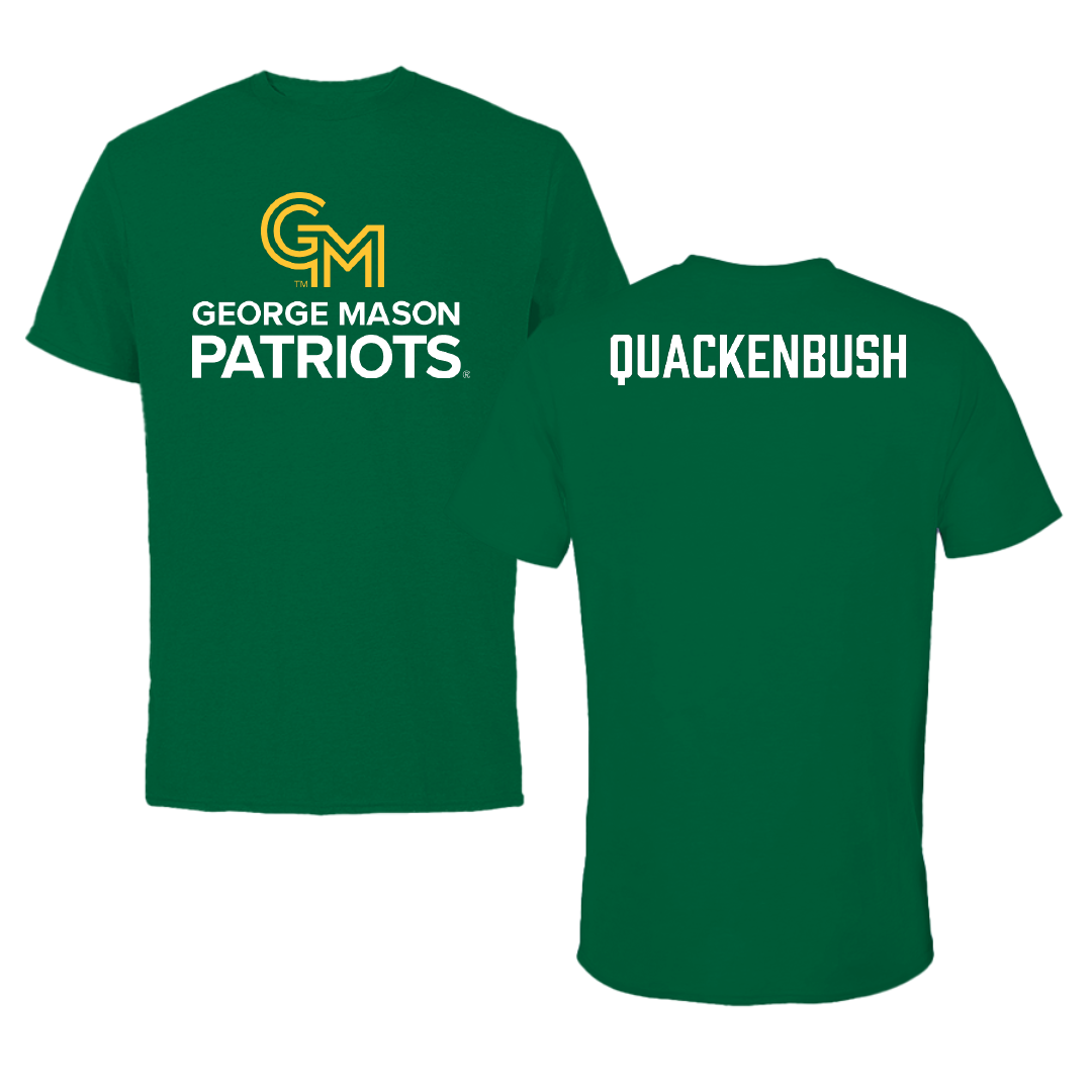 George Mason University Swimming & Diving Green Patriots Tee - Matt Quackenbush