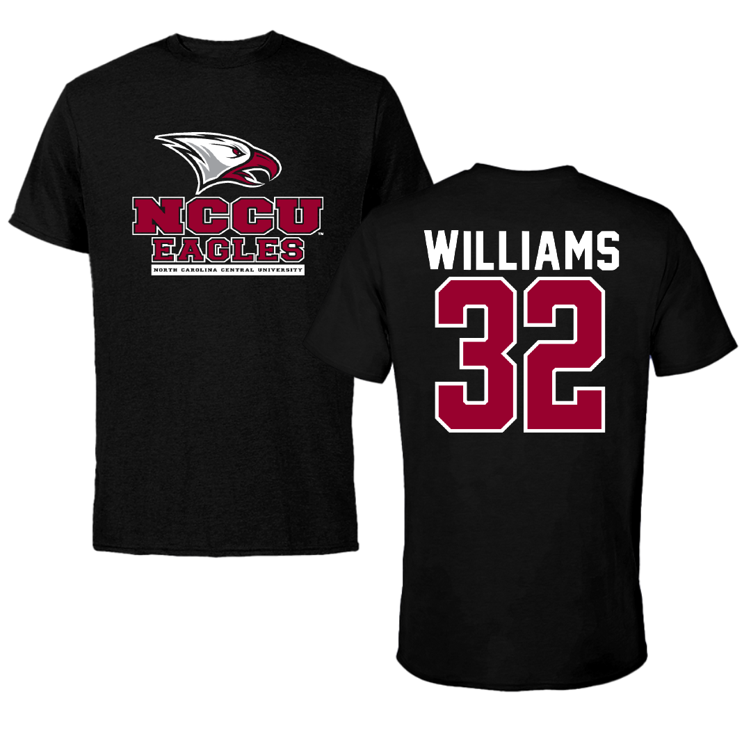 North Carolina Central University Softball Black Tee - #32 Wynter Williams